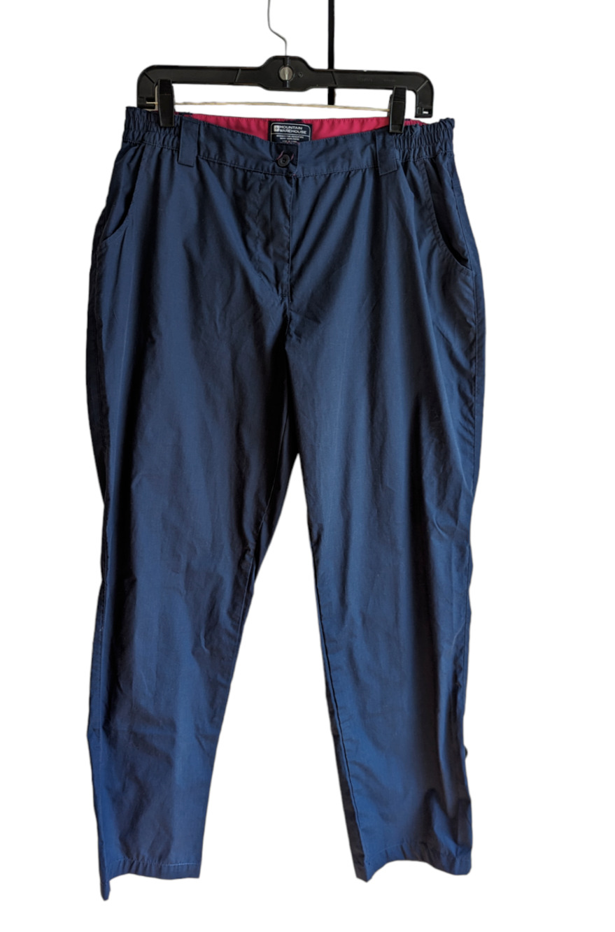 Mountain Warehouse Women's US Size 10 Quest Navy Pants UV Outdoor Hiking Trouser